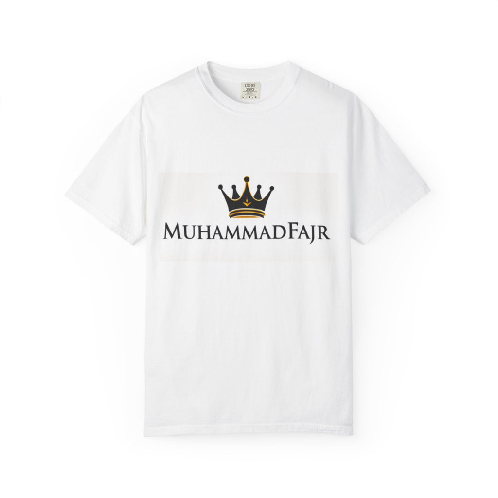 Plain White T-shirt | Blank Garment-Dyed Tee for Printing, DIY