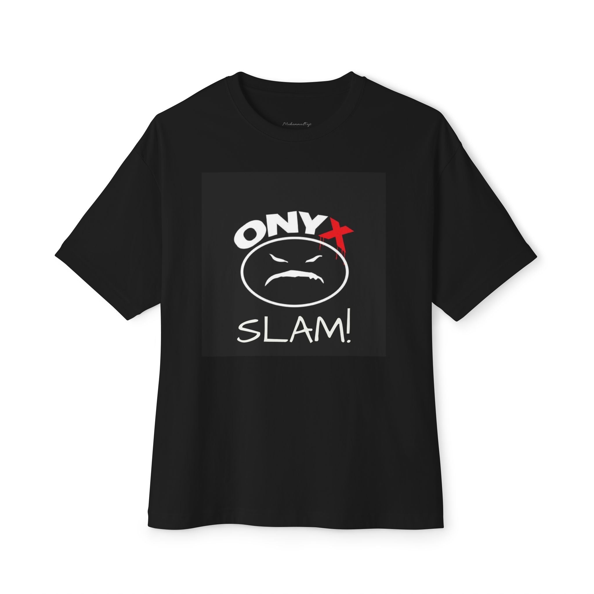 Onyx Slam Graphic Tee — Retro Grunge Band Logo T-Shirt