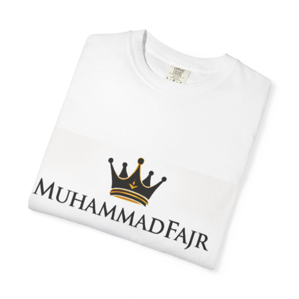 Plain White T-shirt | Blank Garment-Dyed Tee for Printing, DIY